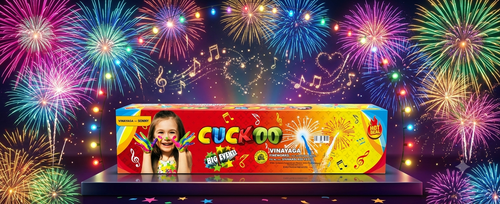 Sony Cuckoo Multi Colour 50 Music Shots